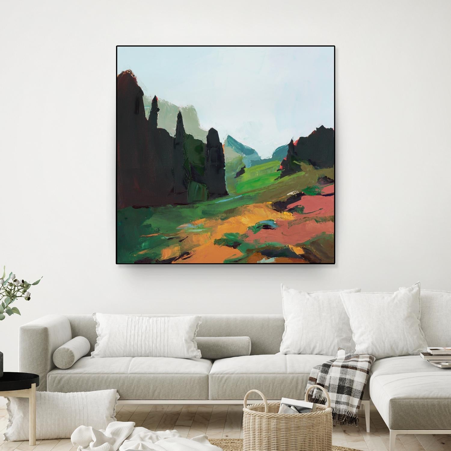 Green Alpine Meadow
