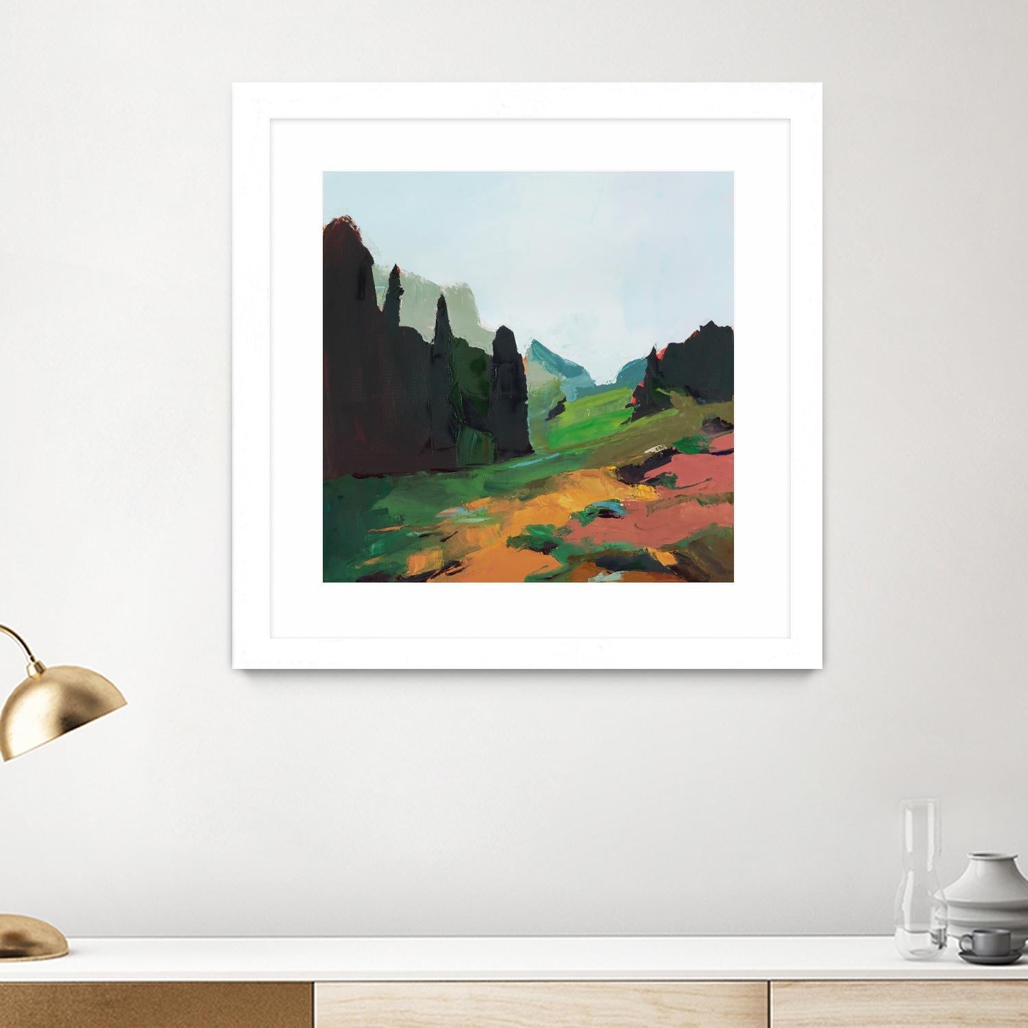 Green Alpine Meadow