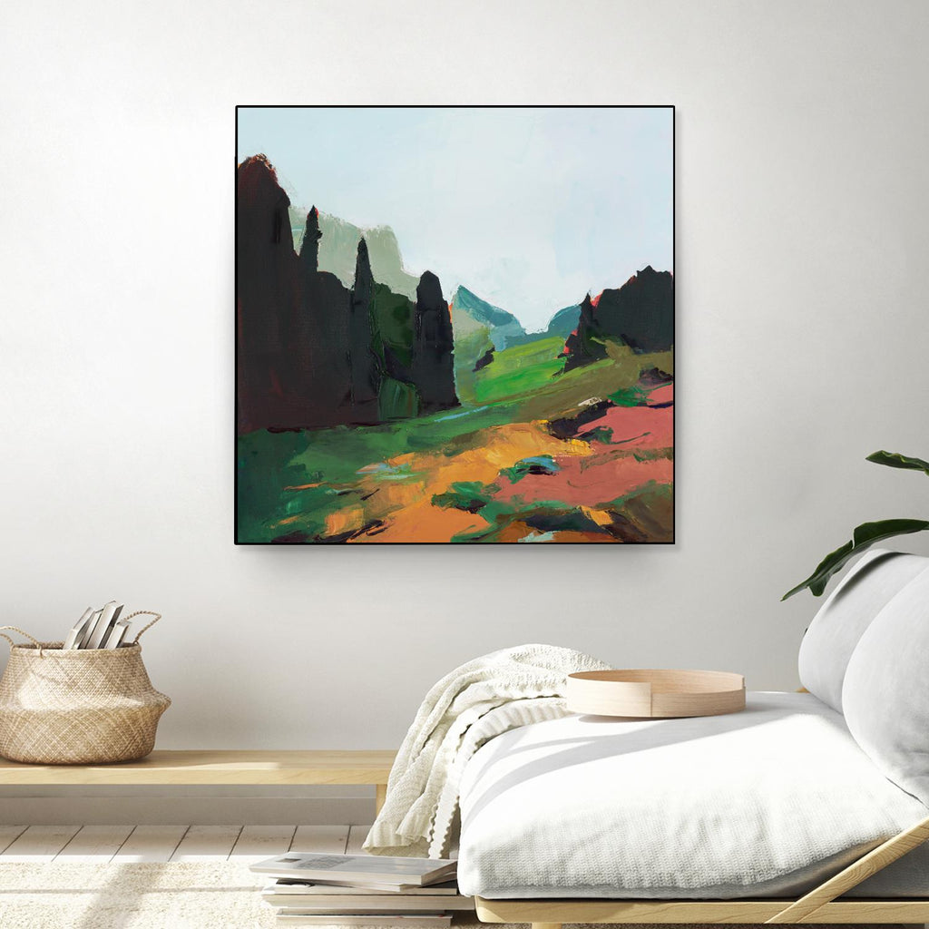 Green Alpine Meadow