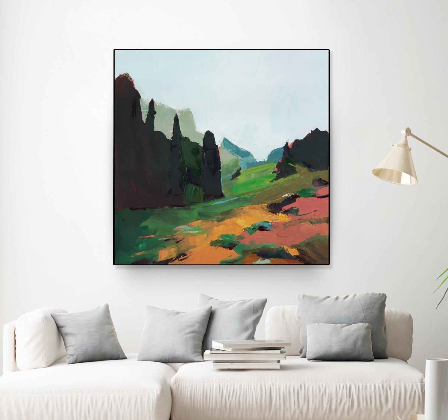 Green Alpine Meadow