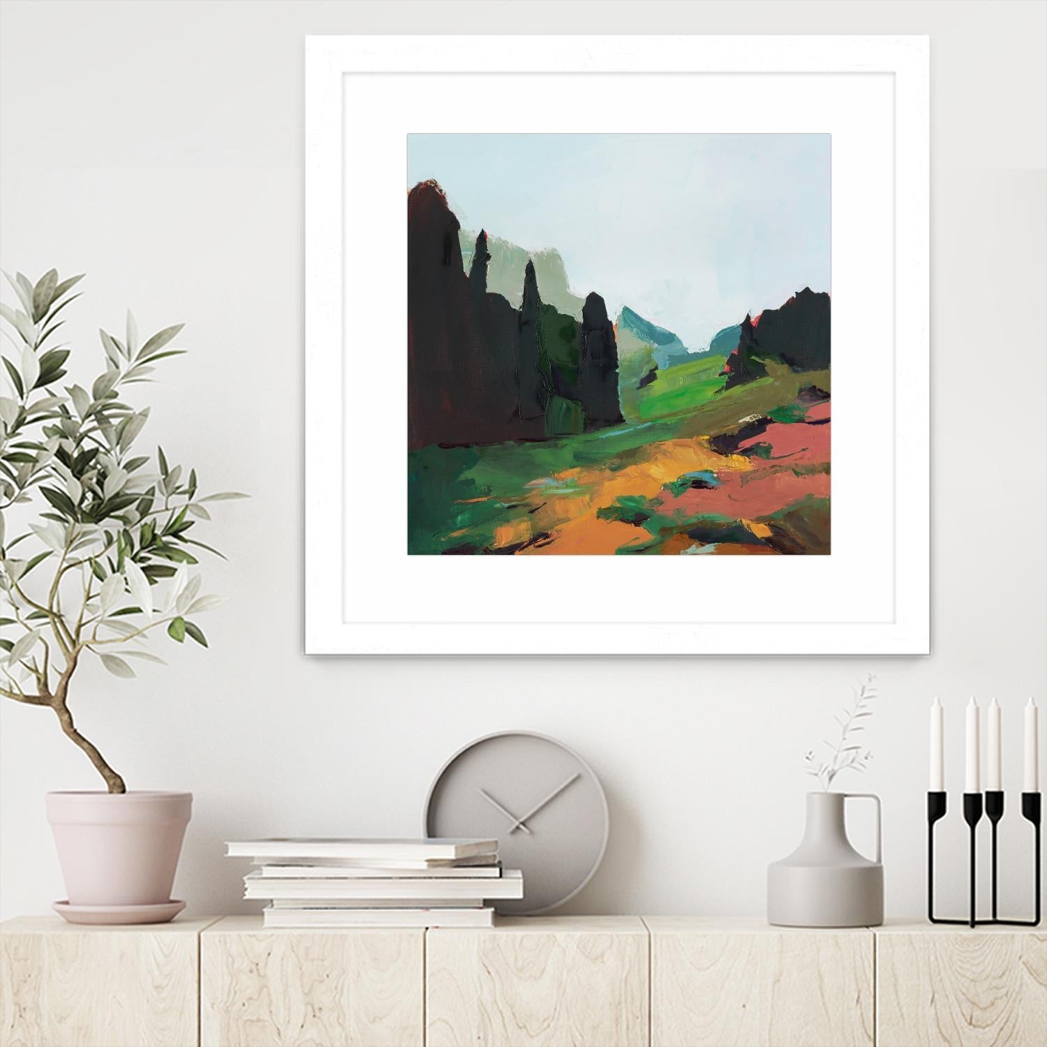 Green Alpine Meadow