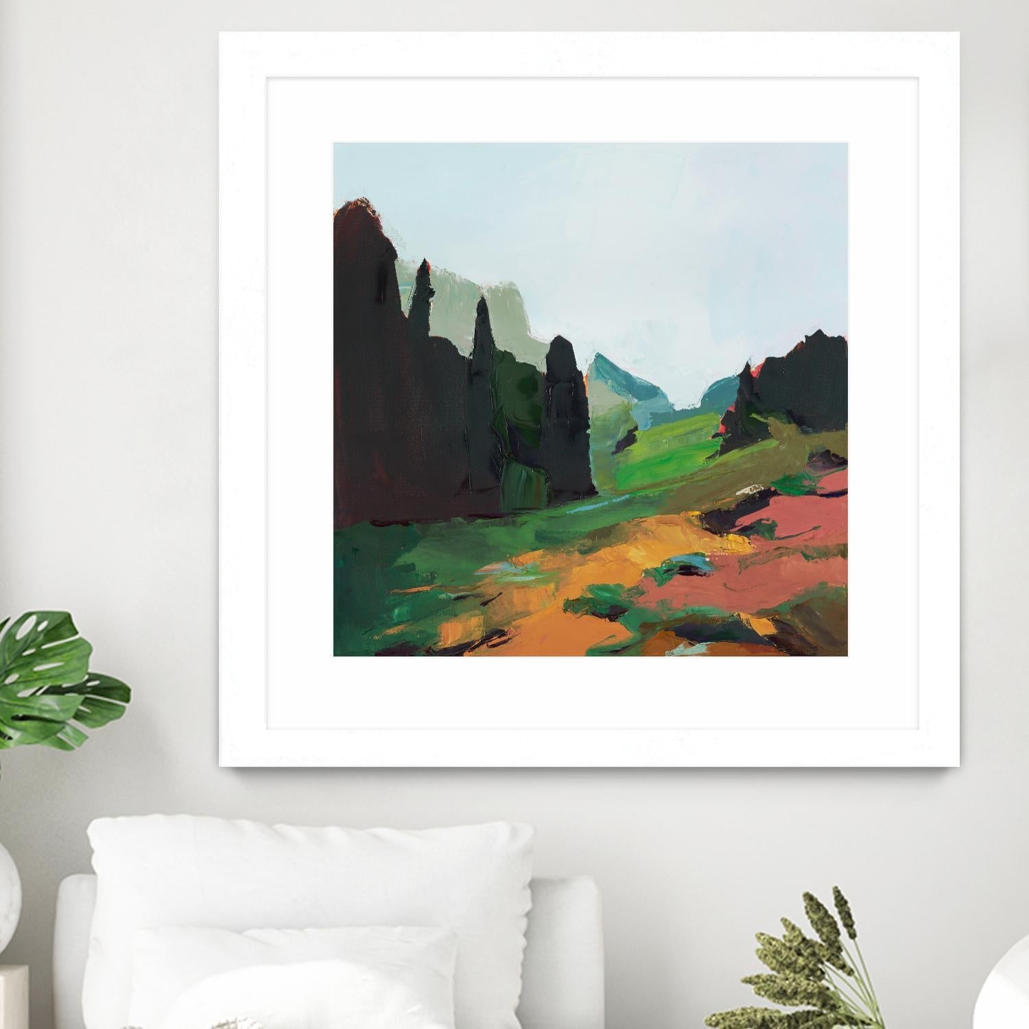 Green Alpine Meadow