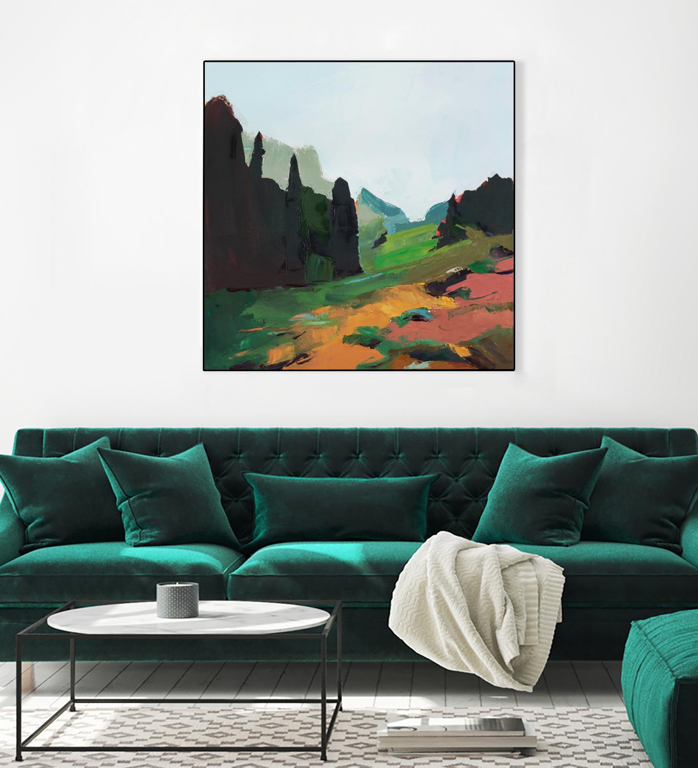 Green Alpine Meadow
