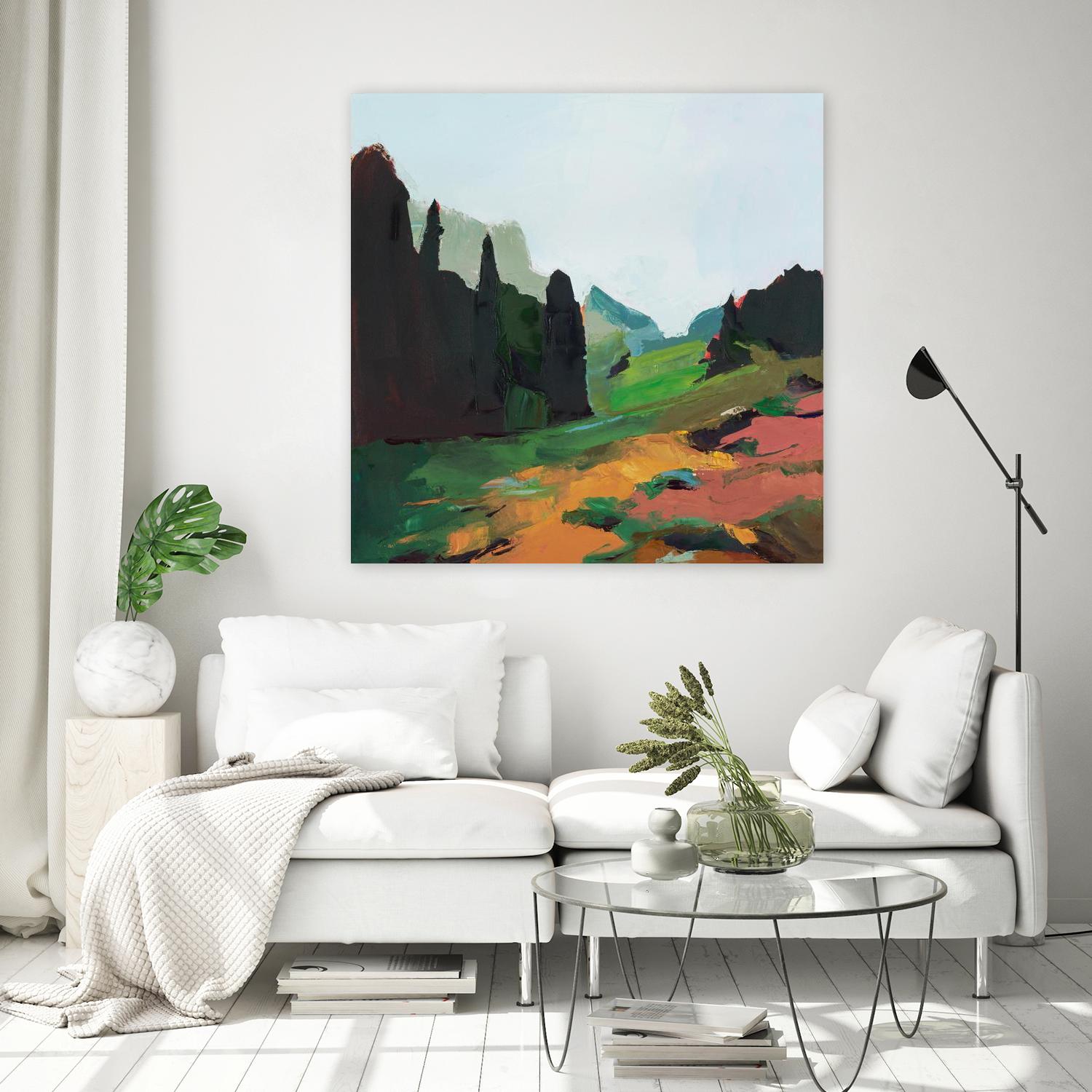 Green Alpine Meadow
