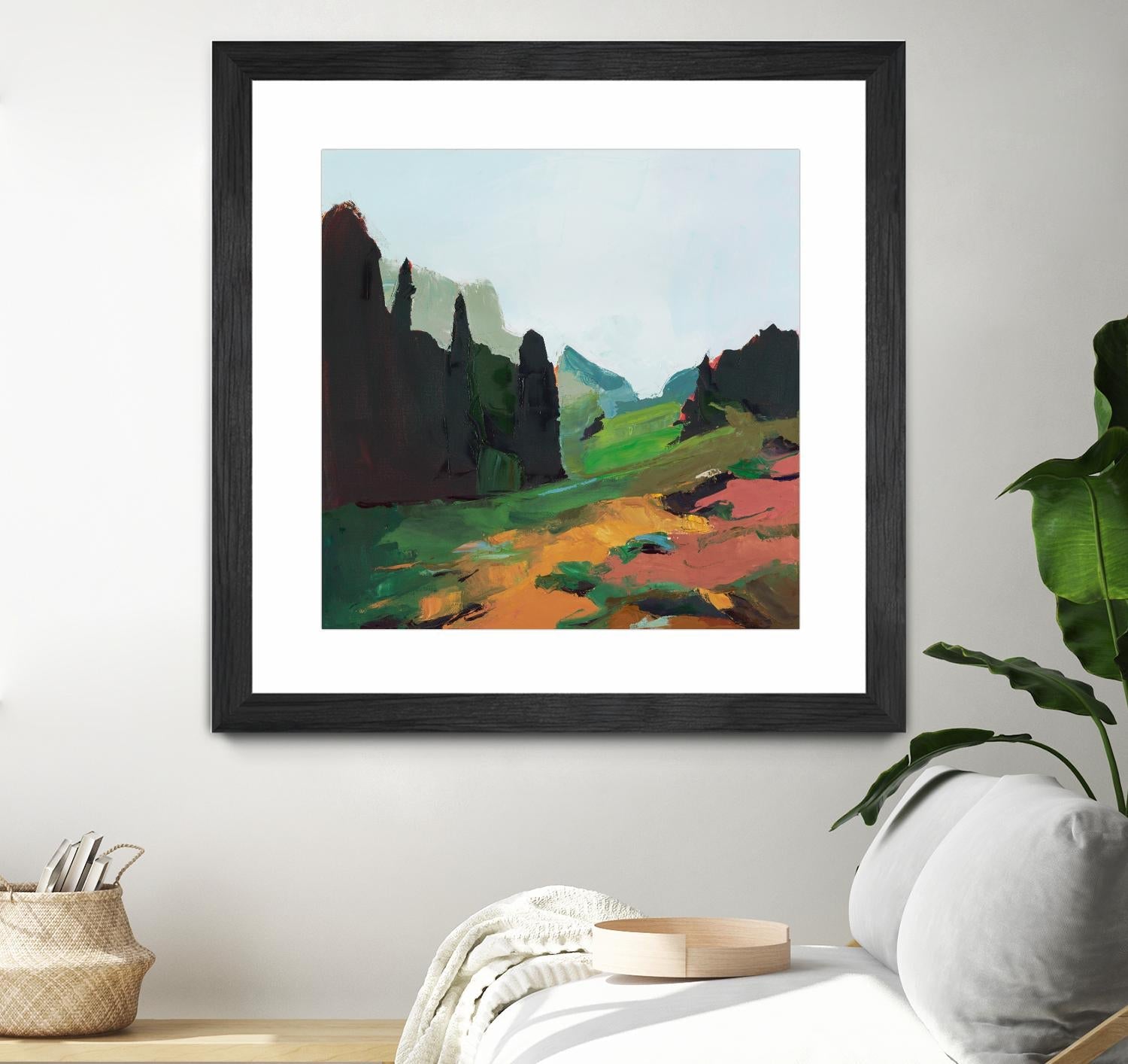 Green Alpine Meadow