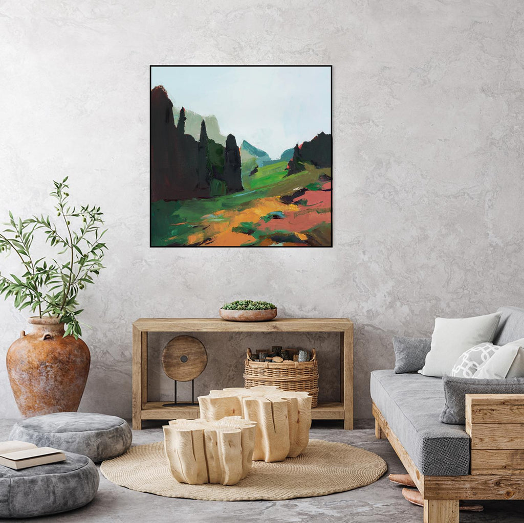 Green Alpine Meadow