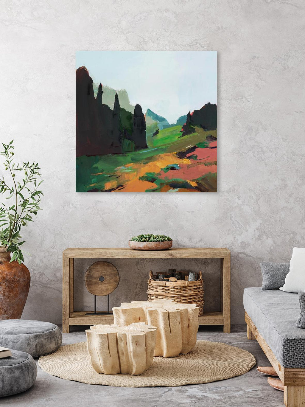 Green Alpine Meadow
