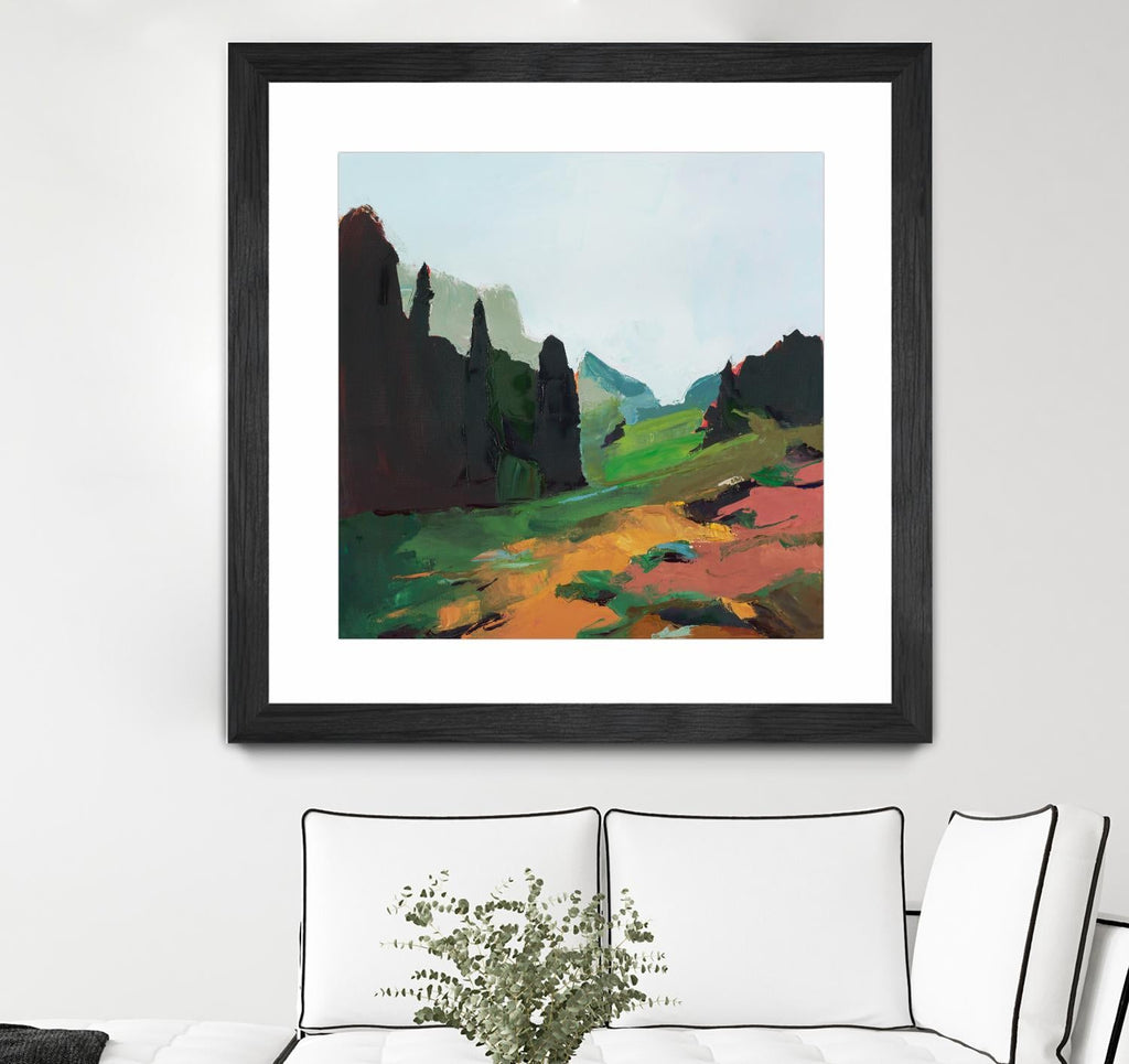 Green Alpine Meadow