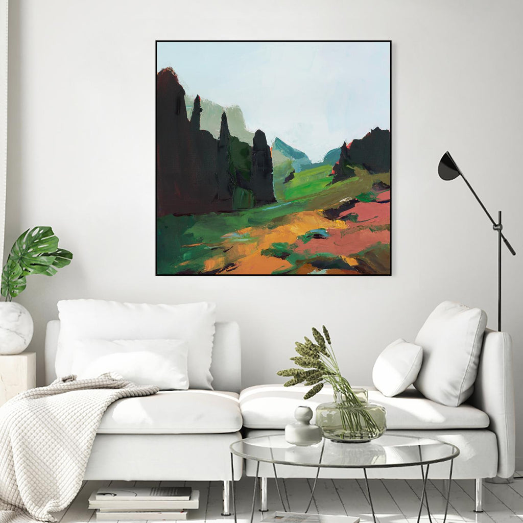 Green Alpine Meadow
