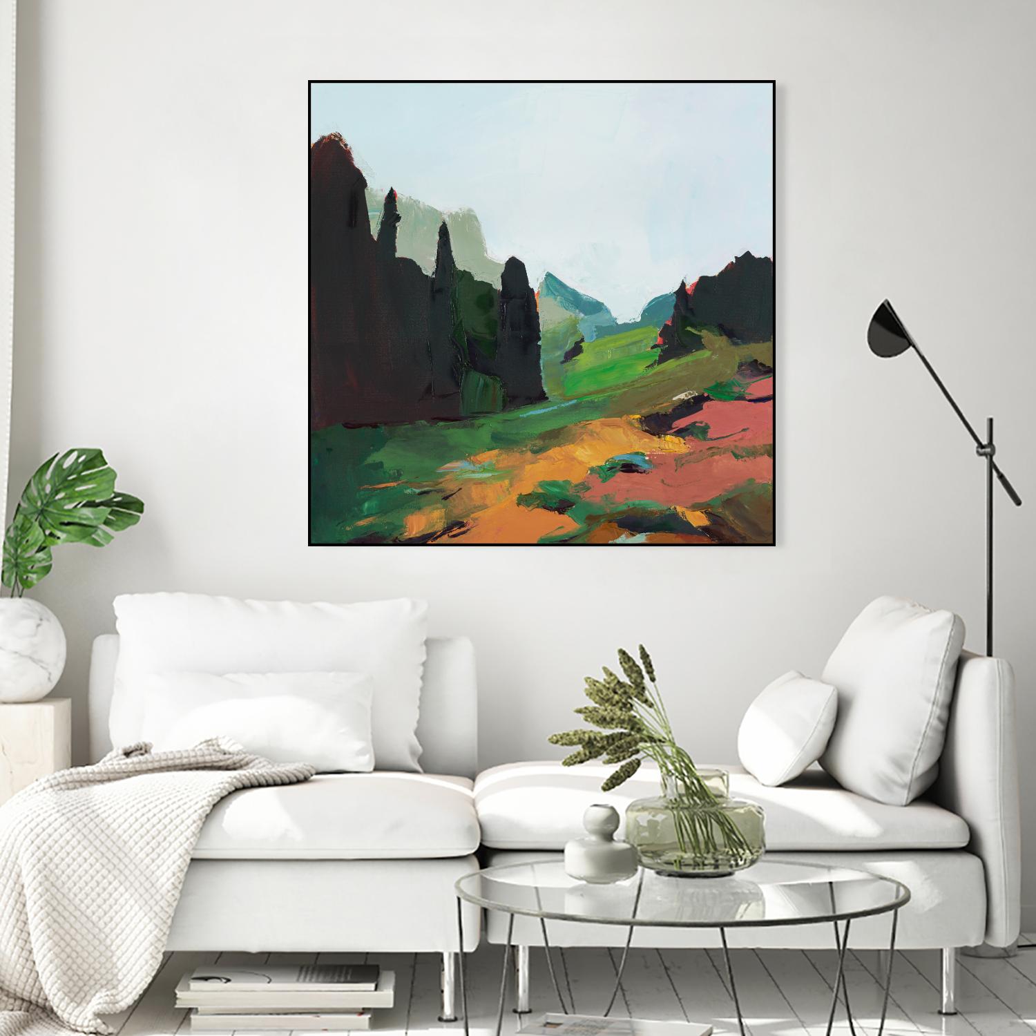 Green Alpine Meadow