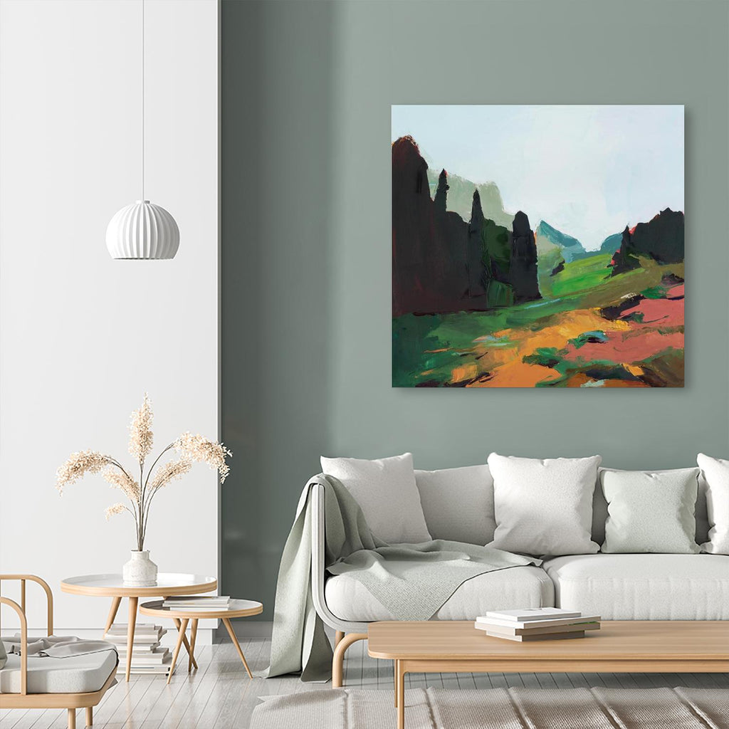 Green Alpine Meadow