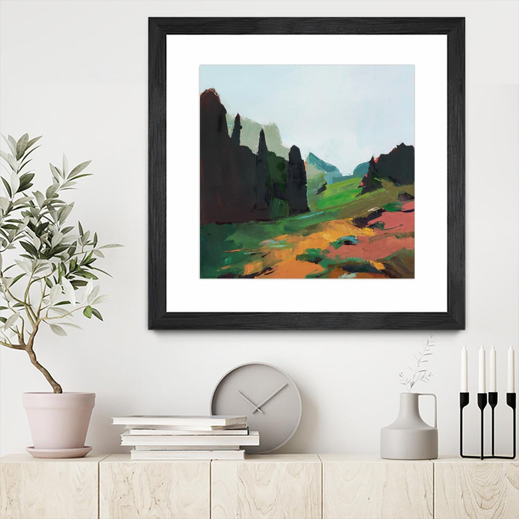Green Alpine Meadow