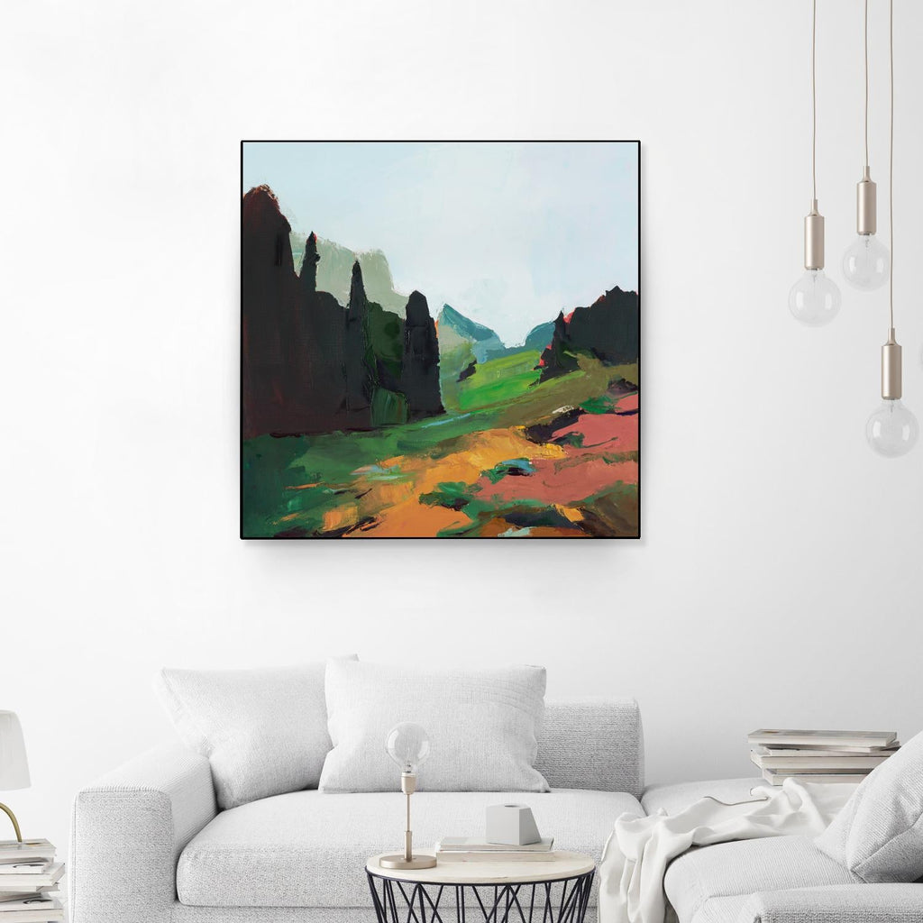 Green Alpine Meadow