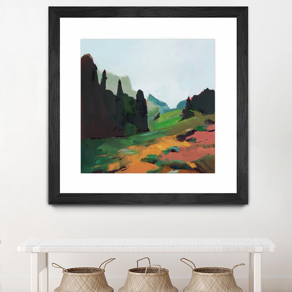 Green Alpine Meadow