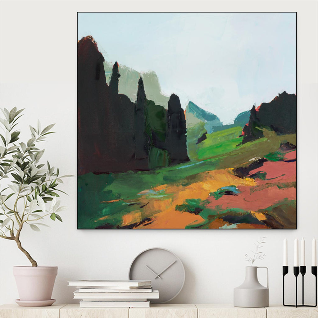 Green Alpine Meadow