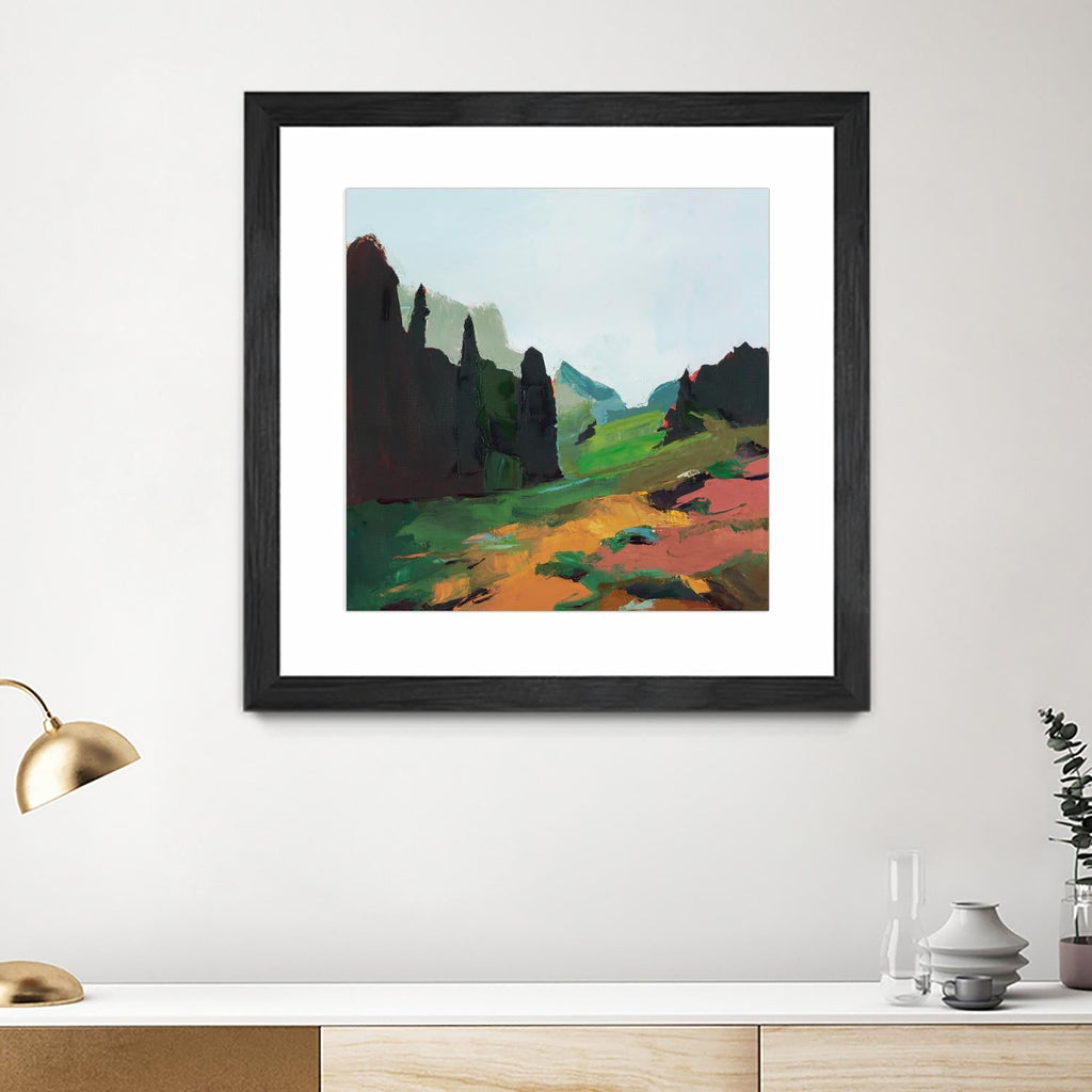 Green Alpine Meadow