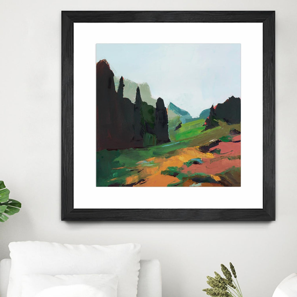 Green Alpine Meadow