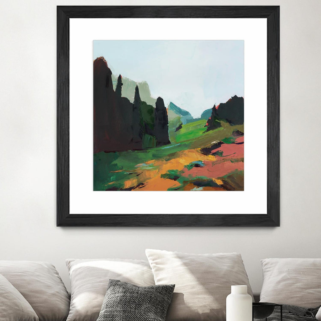 Green Alpine Meadow
