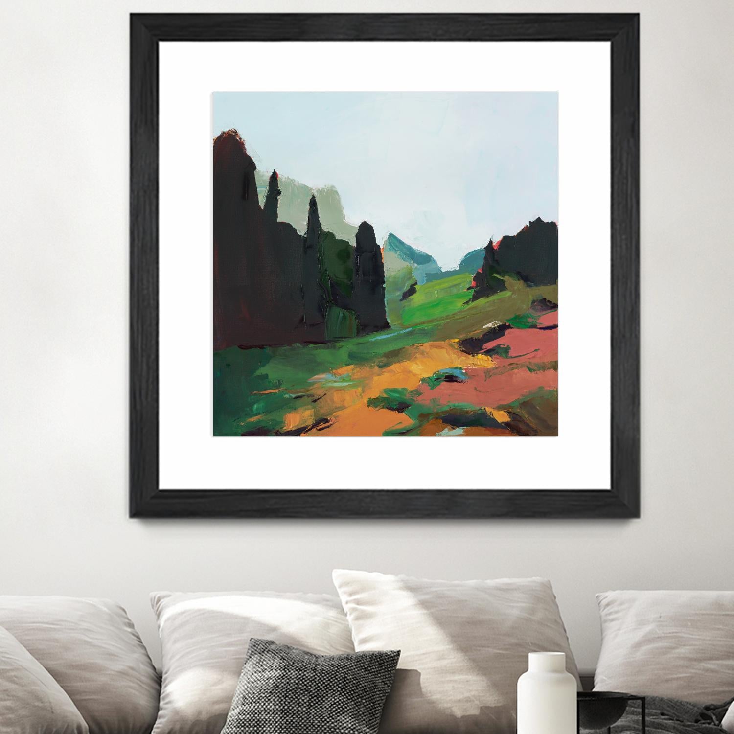 Green Alpine Meadow