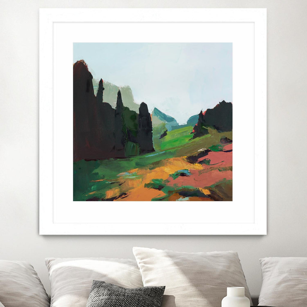 Green Alpine Meadow