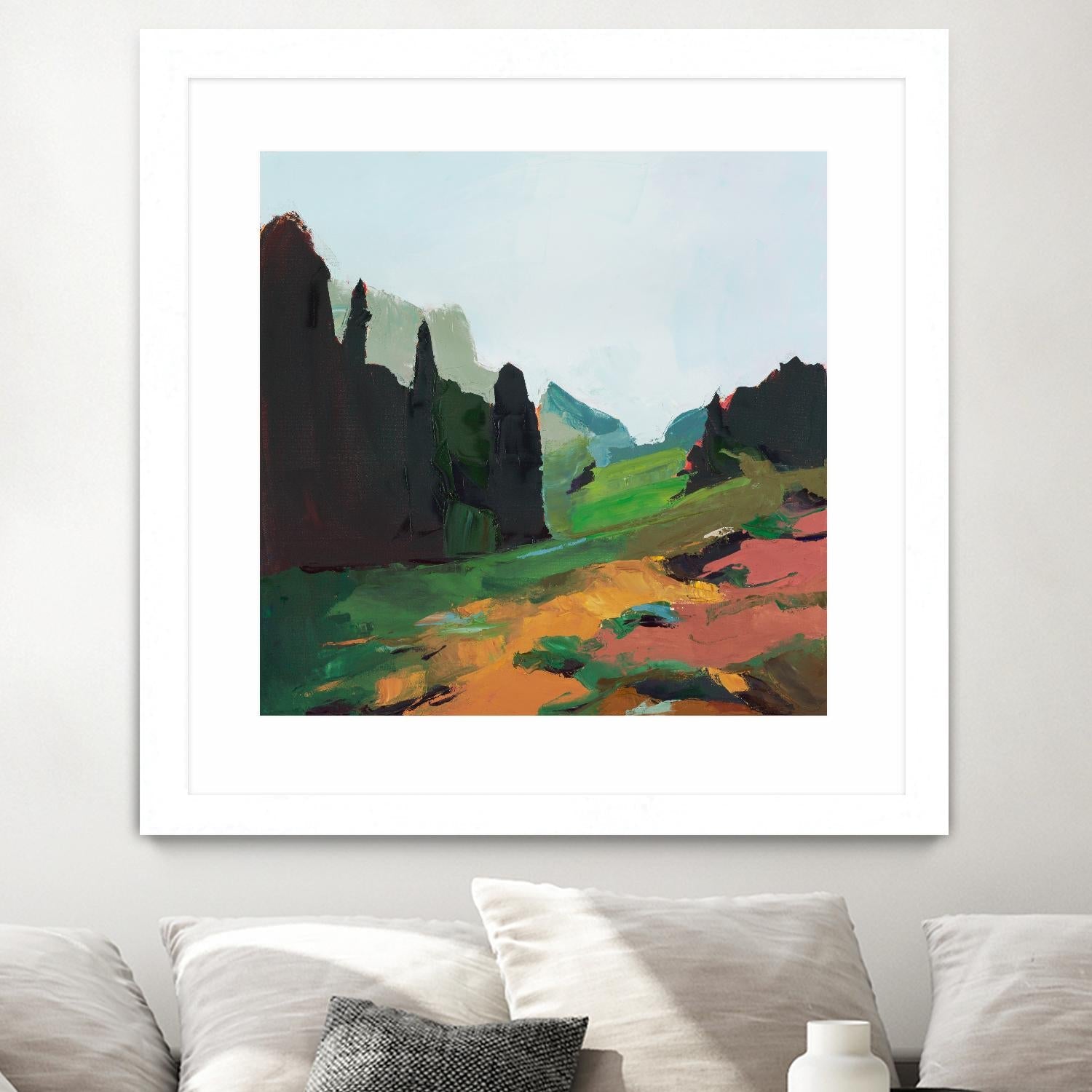 Green Alpine Meadow
