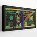 Money Skull - 100 Dollar Bill