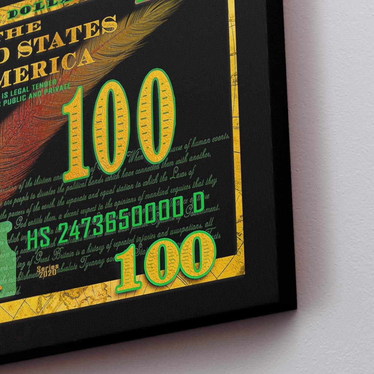 Money Skull - 100 Dollar Bill