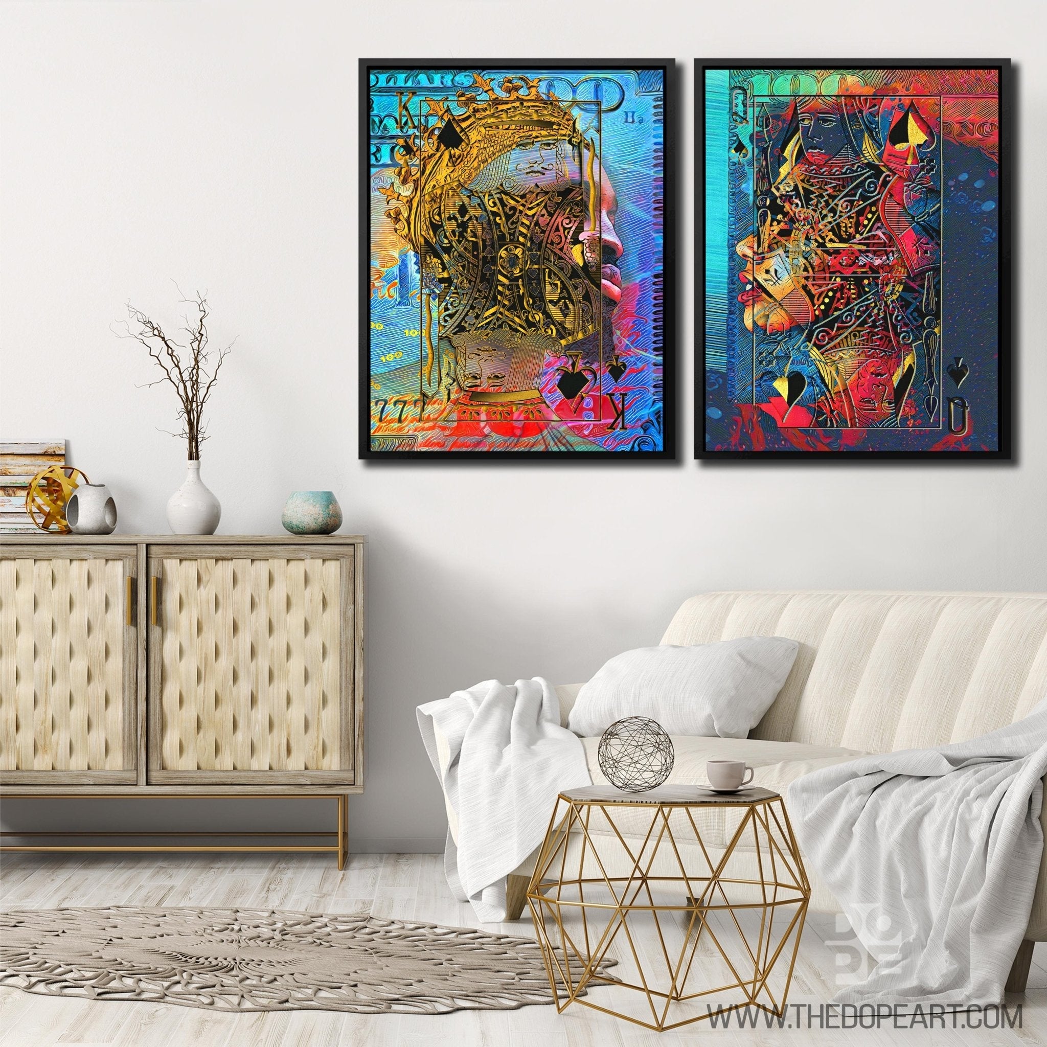 All-Seeing King and Queen Set